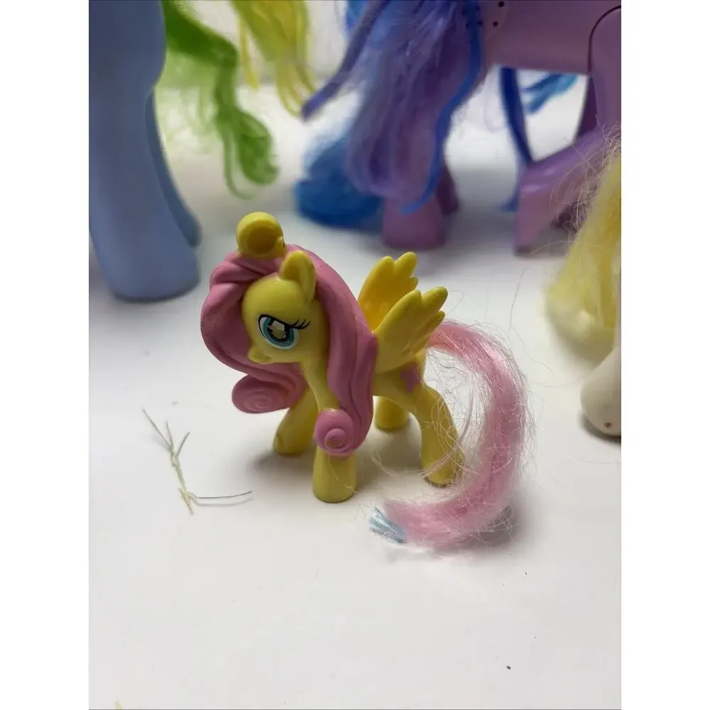 My Little Pony G4,G3 Brushable, Rainbow Dash, Izzy Moonbow, Breezie, Fluttershy